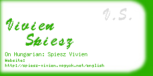 vivien spiesz business card